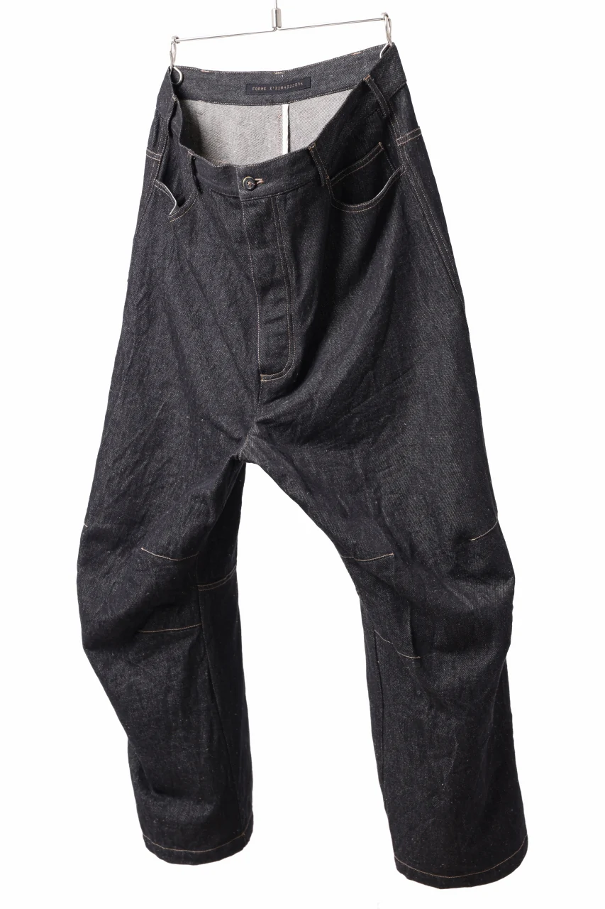 forme d'expression Baggy 5 Pocket Pants (Black Denim) - Image 2