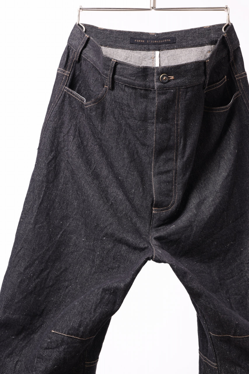 forme d'expression Baggy 5 Pocket Pants (Black Denim) - Image 7