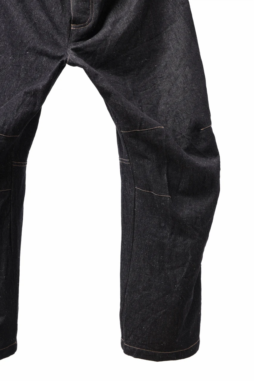 forme d'expression Baggy 5 Pocket Pants (Black Denim) - Image 9