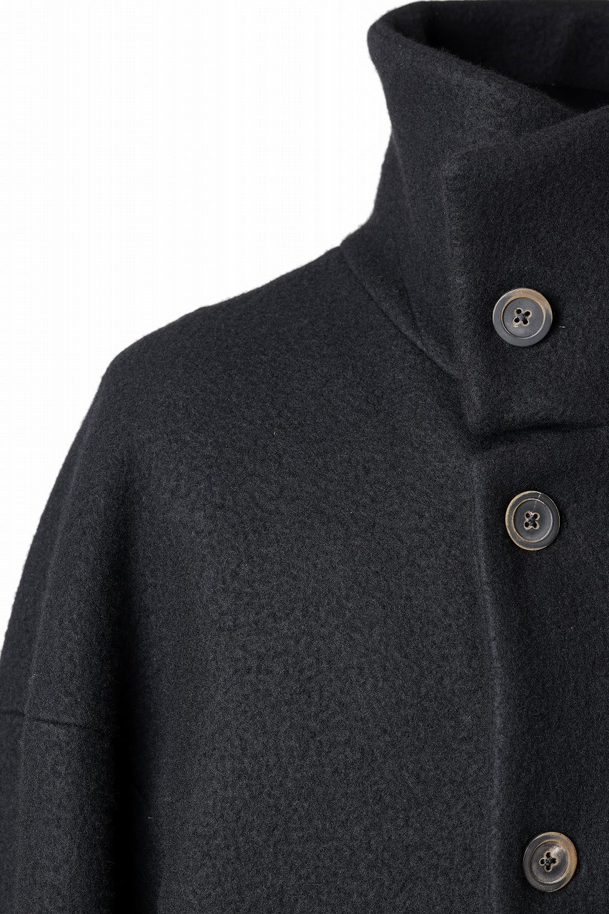 forme d'expression Bomber Short Coat (Black) - Image 13