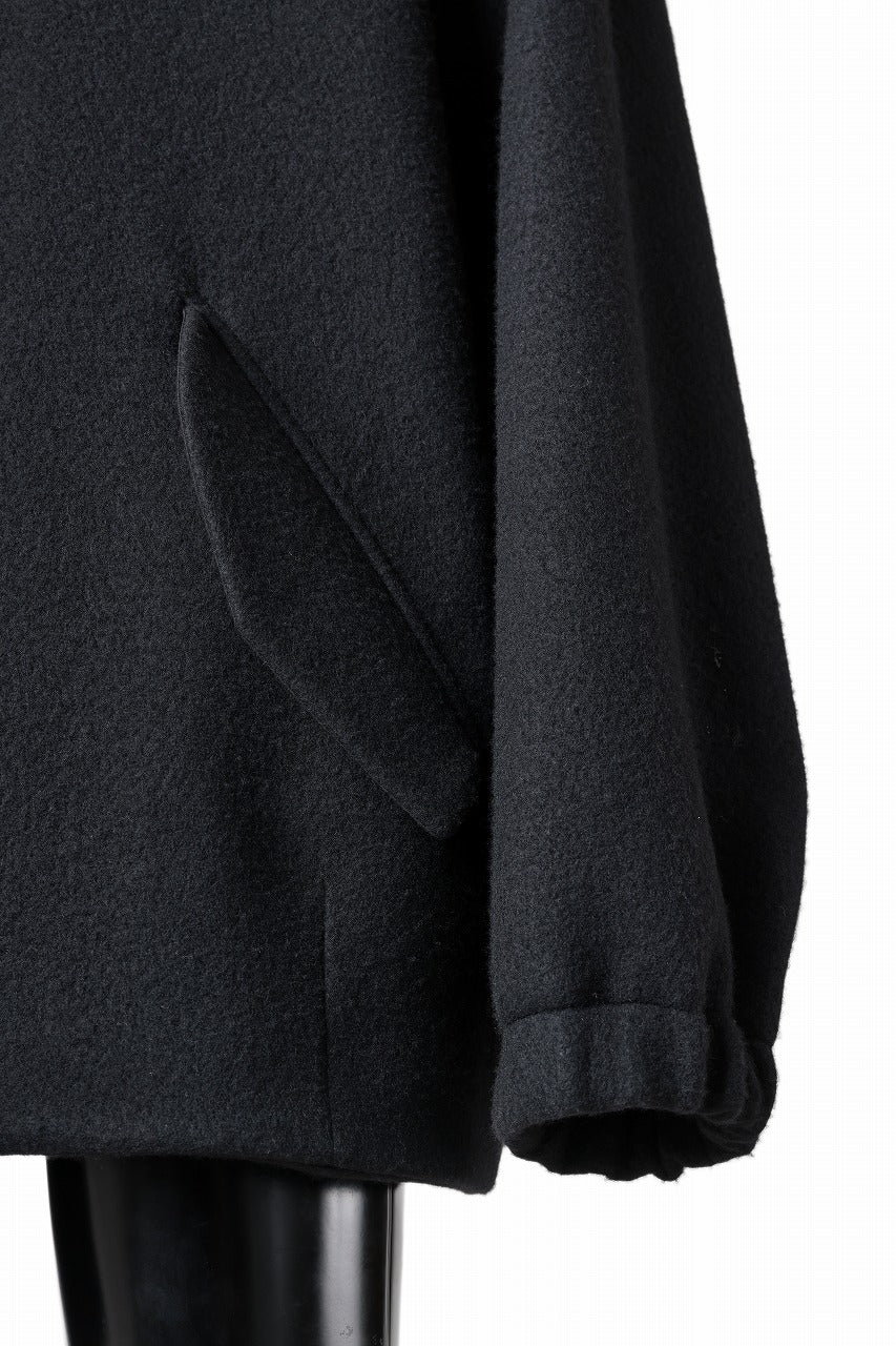 forme d'expression Bomber Short Coat (Black) - Image 15
