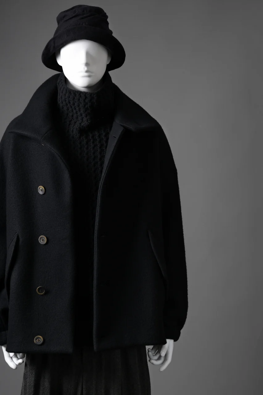 forme d'expression Bomber Short Coat (Black) - Image 26