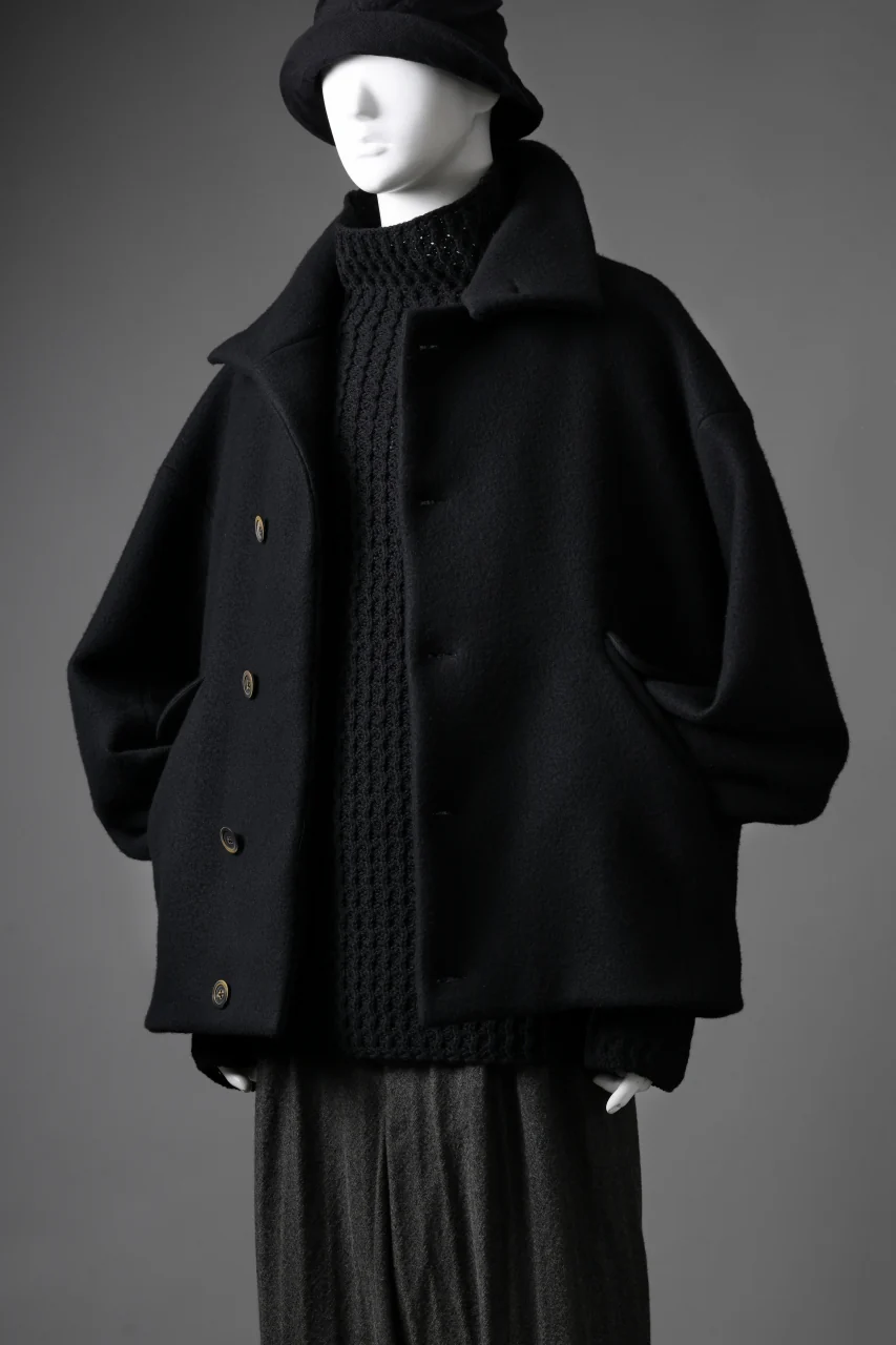 forme d'expression Bomber Short Coat (Black) - Image 27