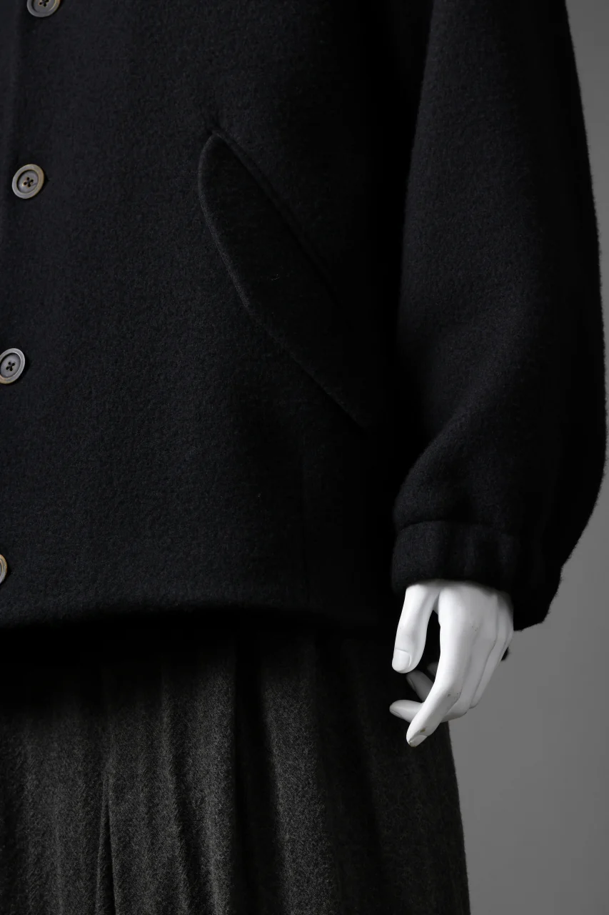 forme d'expression Bomber Short Coat (Black) - Image 37