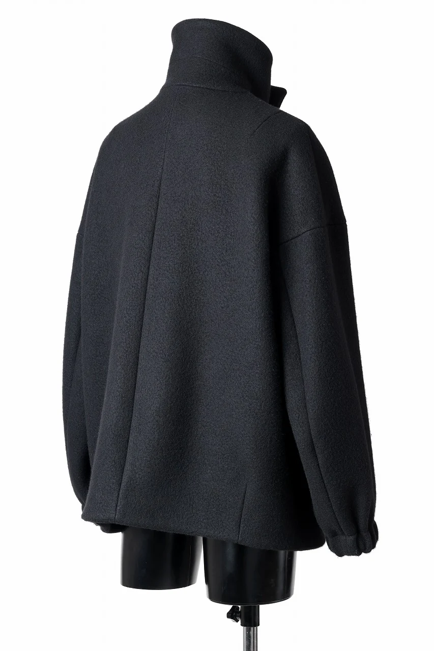 forme d'expression Bomber Short Coat (Black) - Image 5