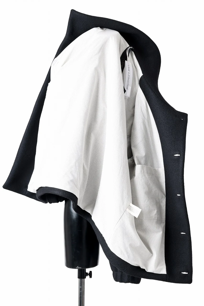 forme d'expression Bomber Short Coat (Black) - Image 8