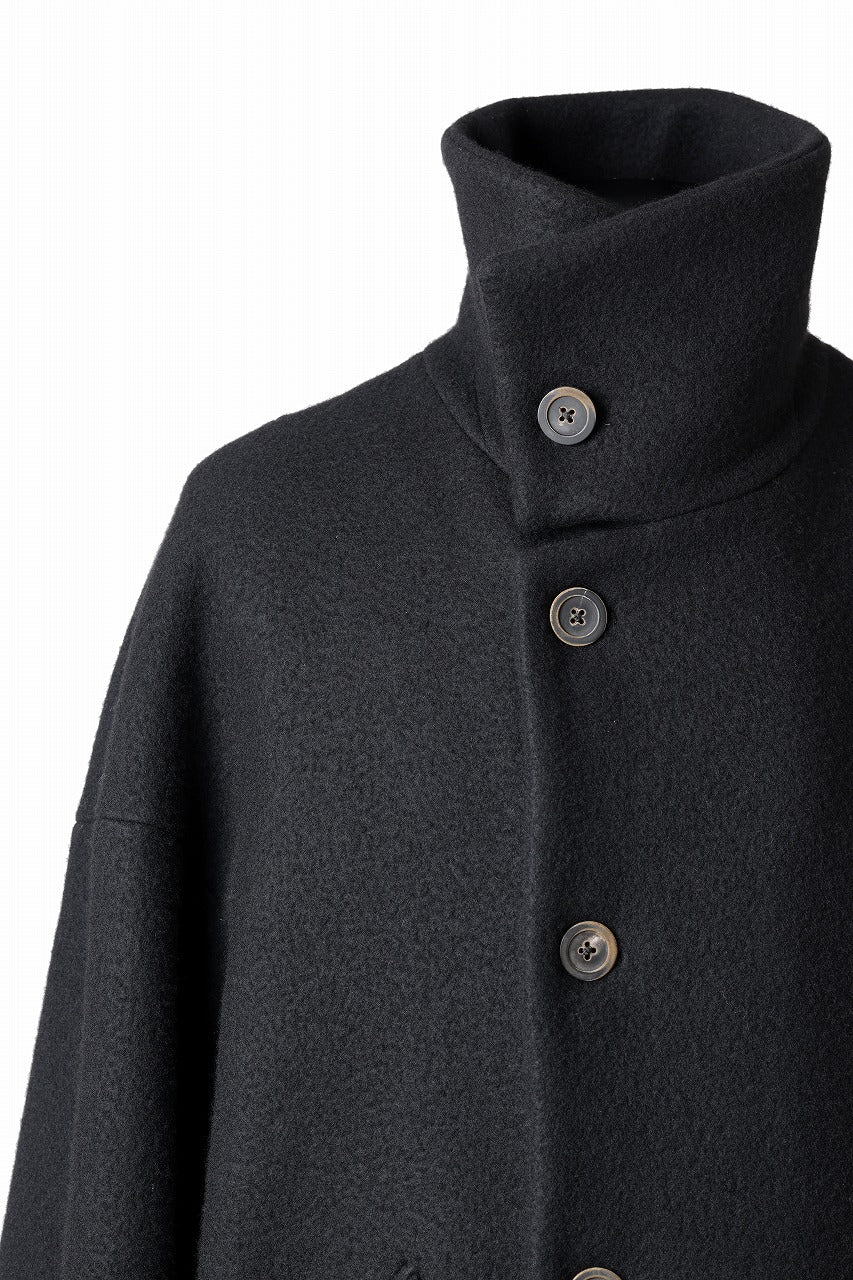 forme d'expression Bomber Short Coat (Black) - Image 9