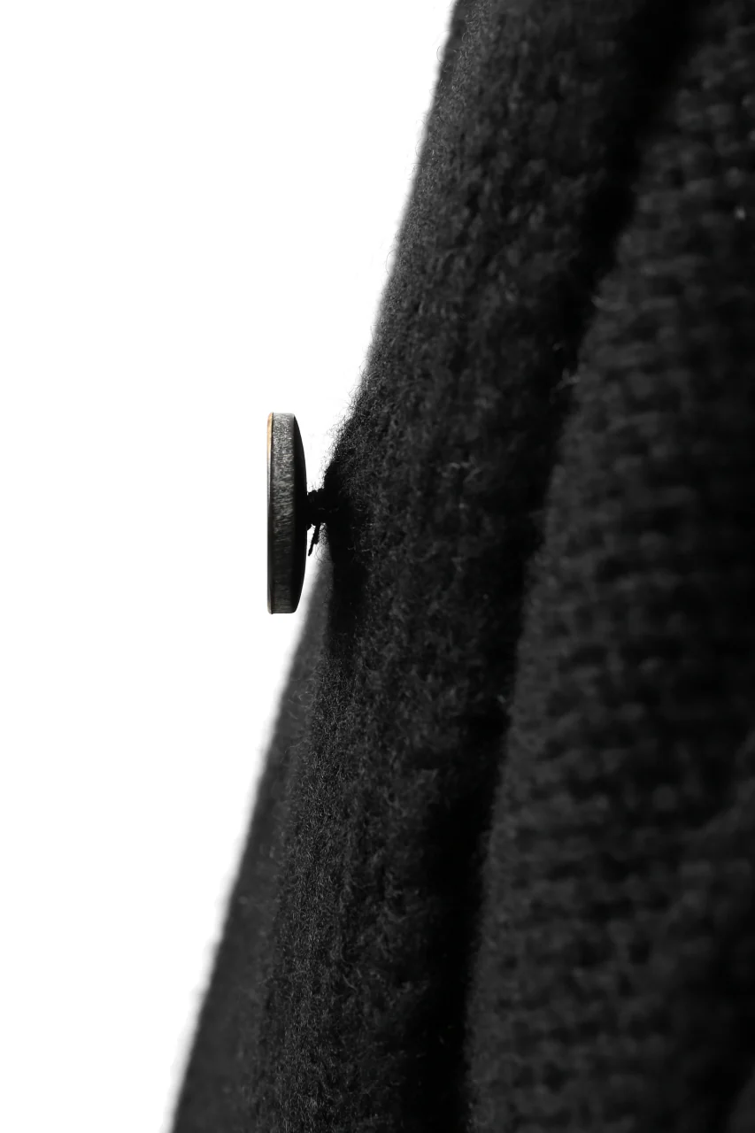 forme d'expression Buttoned Up Knitted Coat (Black) - Image 21
