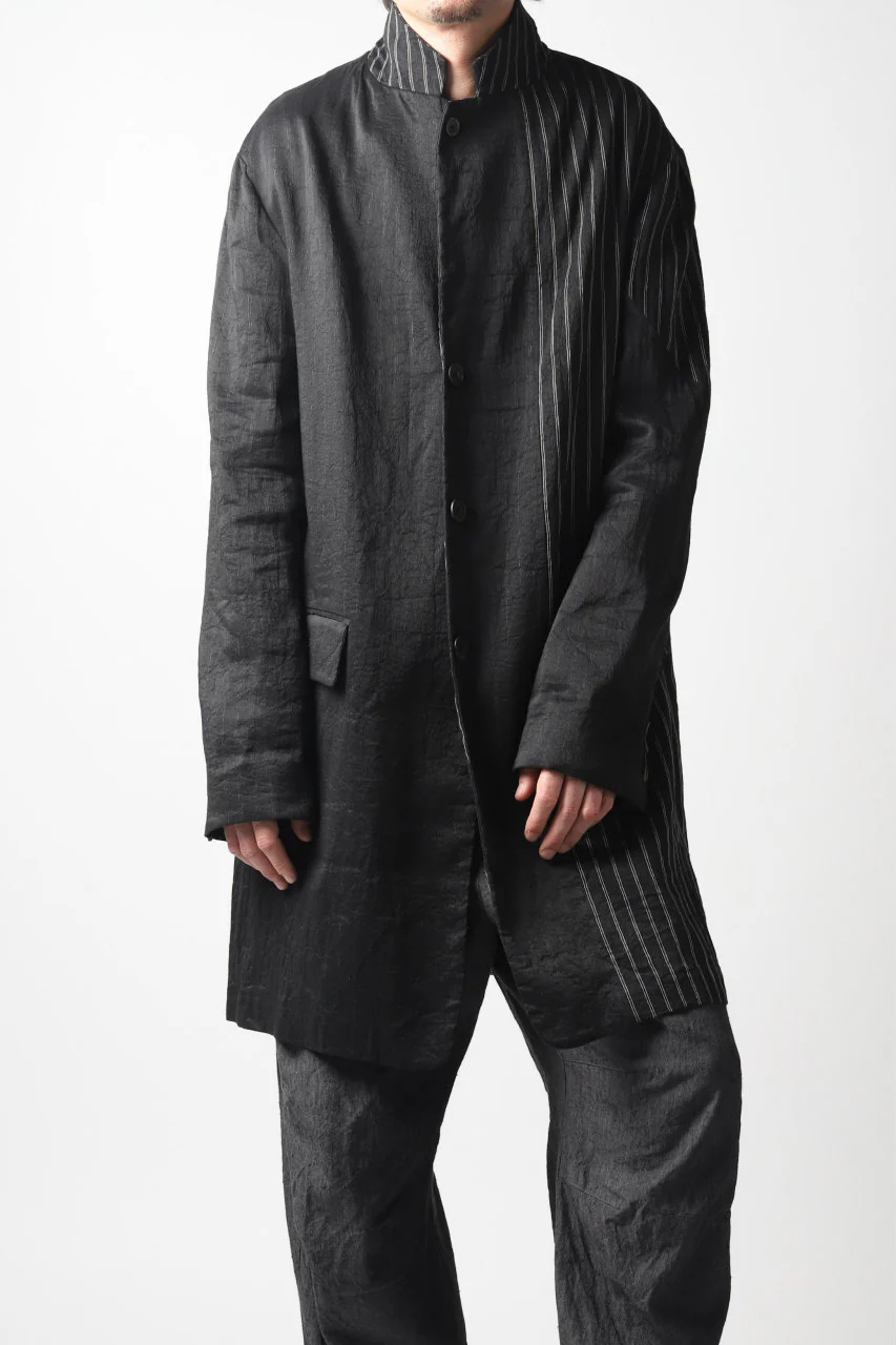 forme d'expression De Stijl Coat (Black) - Image 24