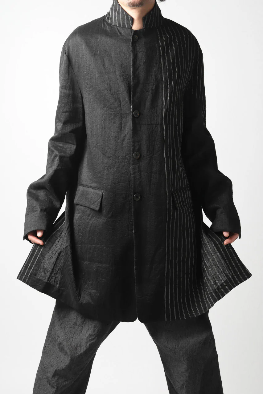forme d'expression De Stijl Coat (Black) - Image 27