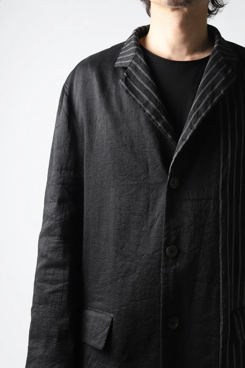 forme d'expression De Stijl Coat (Black) - Image 32