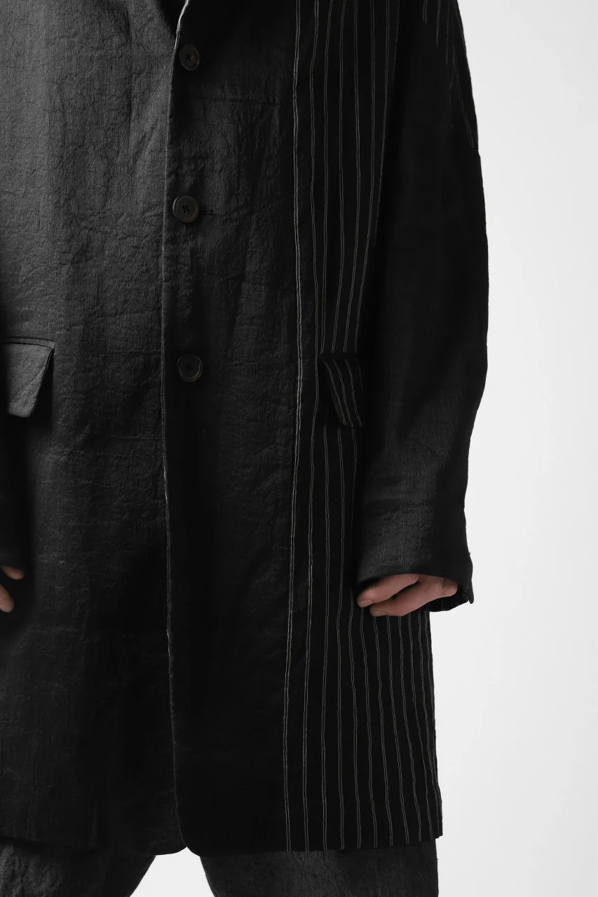 forme d'expression De Stijl Coat (Black) - Image 33