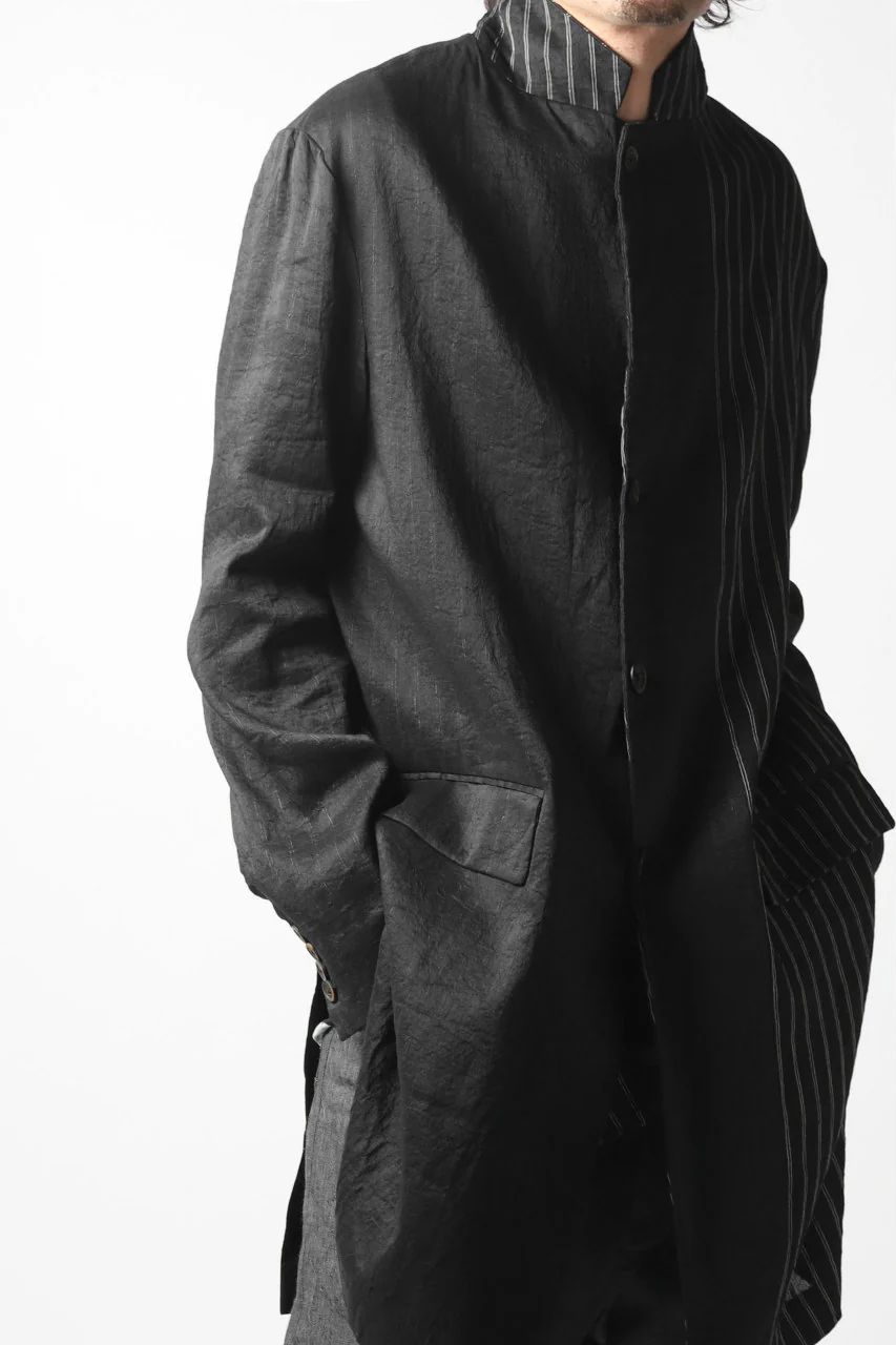 forme d'expression De Stijl Coat (Black) - Image 34
