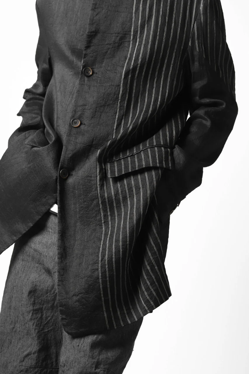 forme d'expression De Stijl Coat (Black) - Image 35