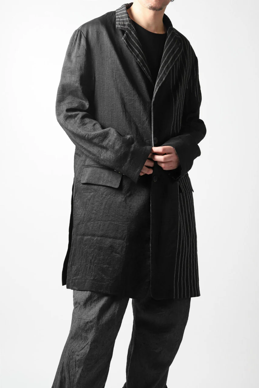 forme d'expression De Stijl Coat (Black) - Image 38