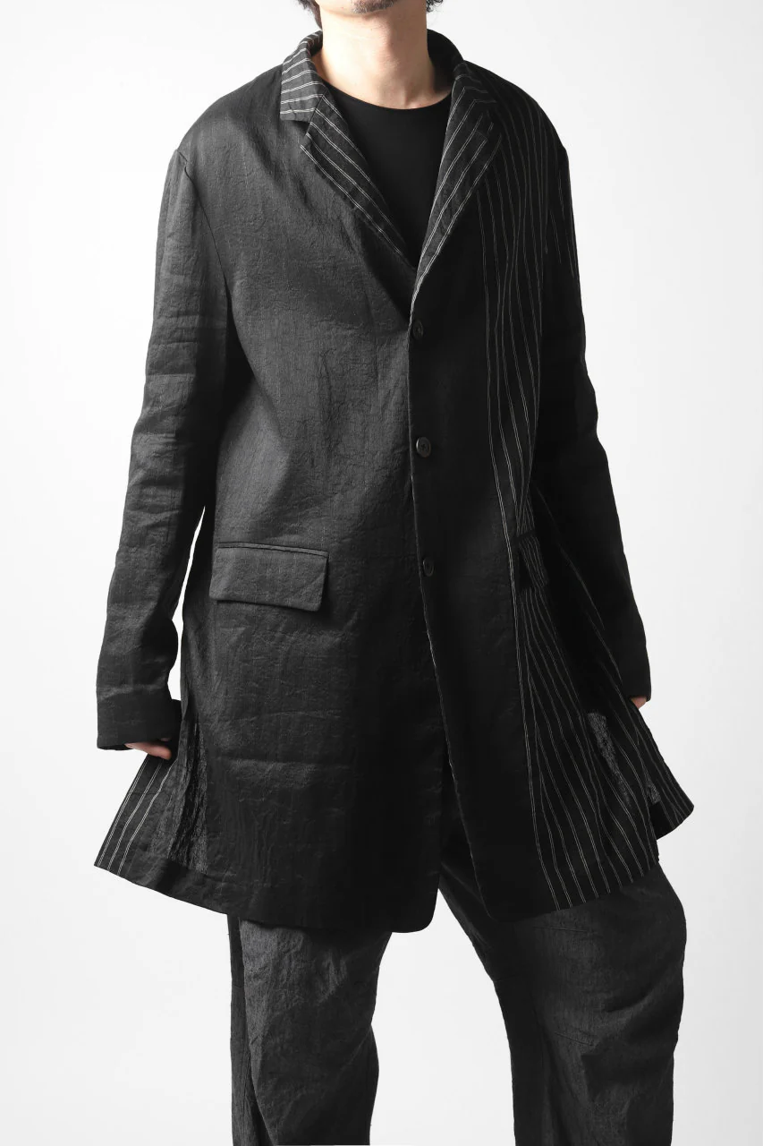 forme d'expression De Stijl Coat (Black) - Image 39