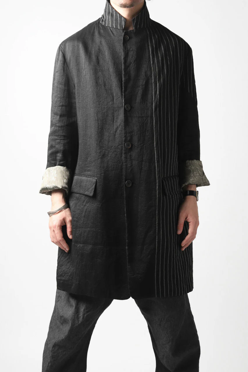 forme d'expression De Stijl Coat (Black) - Image 40