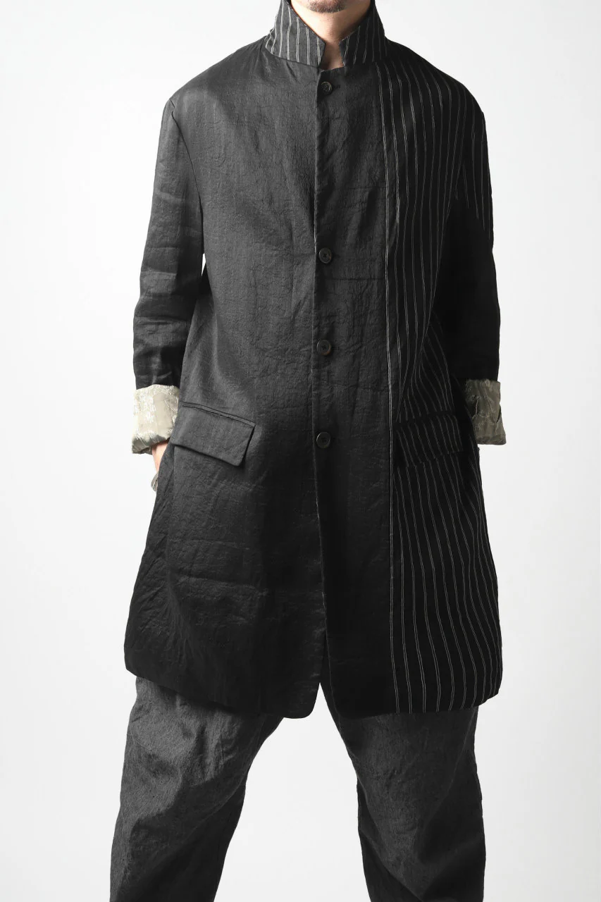 forme d'expression De Stijl Coat (Black) - Image 41