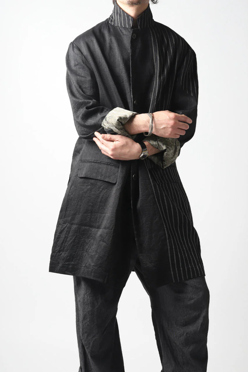 forme d'expression De Stijl Coat (Black) - Image 43