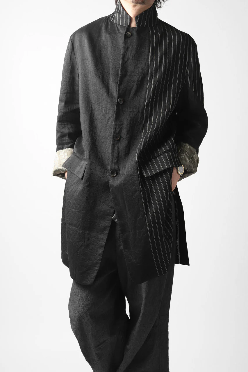 forme d'expression De Stijl Coat (Black) - Image 45