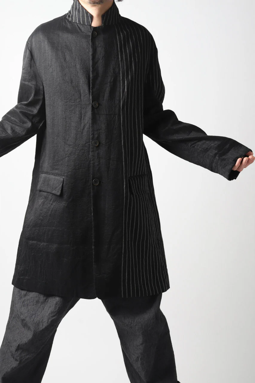 forme d'expression De Stijl Coat (Black) - Image 47