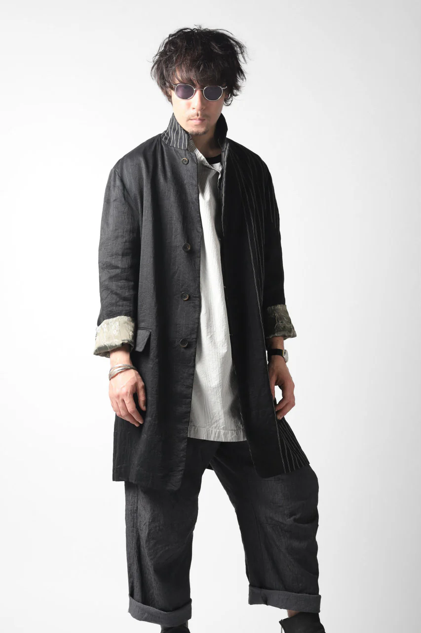 forme d'expression De Stijl Coat (Black) - Image 48