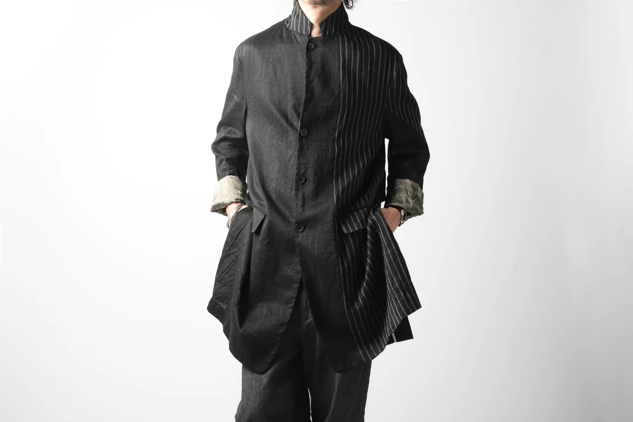 forme d'expression De Stijl Coat (Black) - Image 60