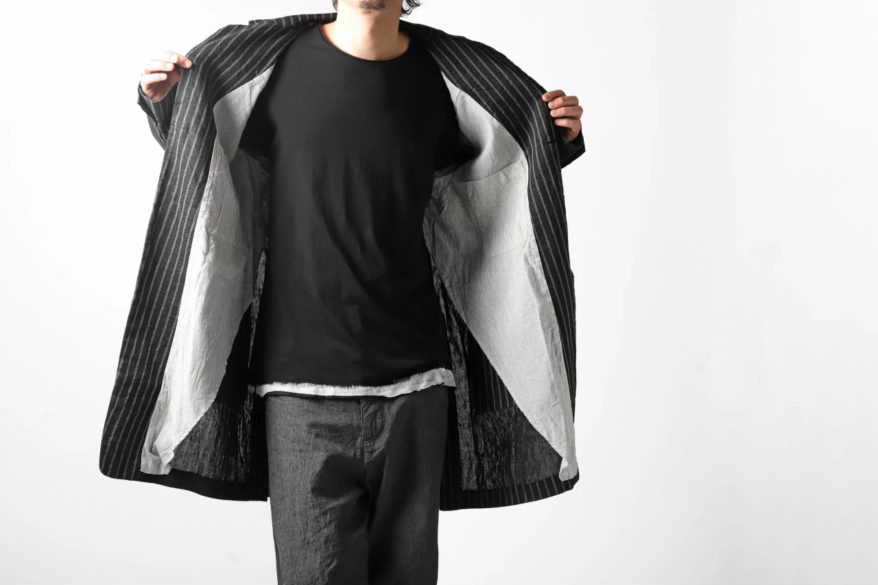 forme d'expression De Stijl Coat (Black) - Image 61