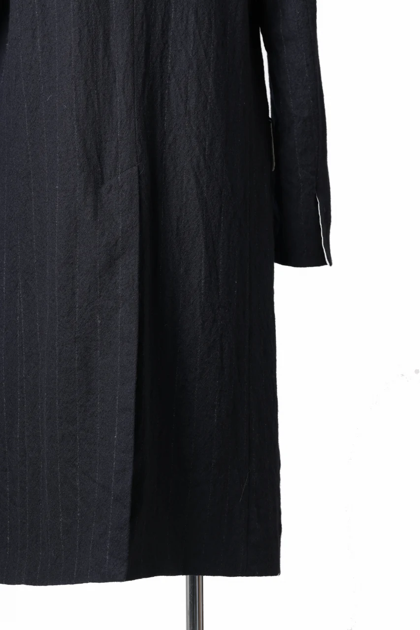 forme d'expression Double Breasted Long Coat (Black) - Image 14