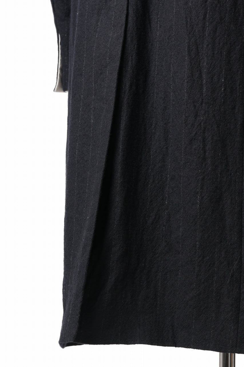 forme d'expression Double Breasted Long Coat (Black) - Image 15