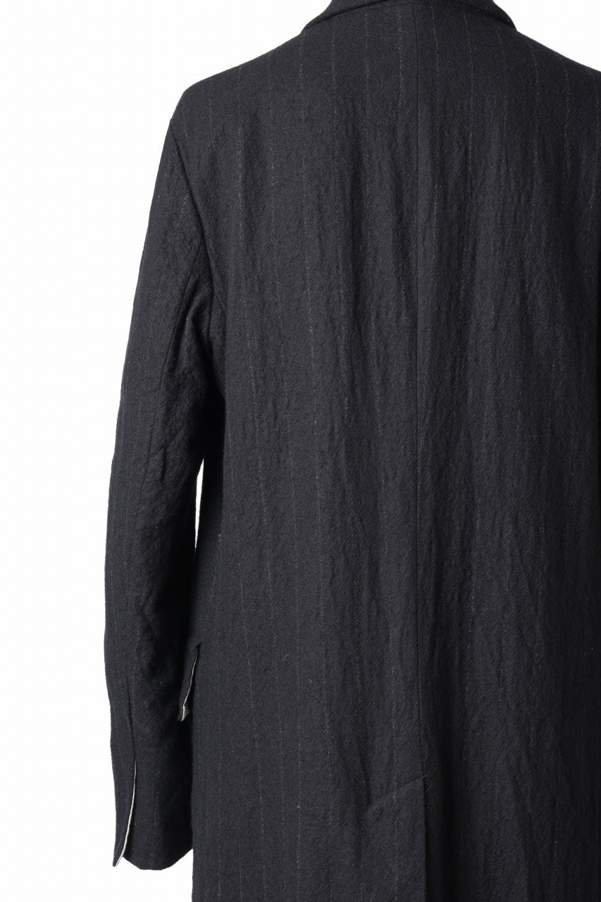 forme d'expression Double Breasted Long Coat (Black) - Image 16