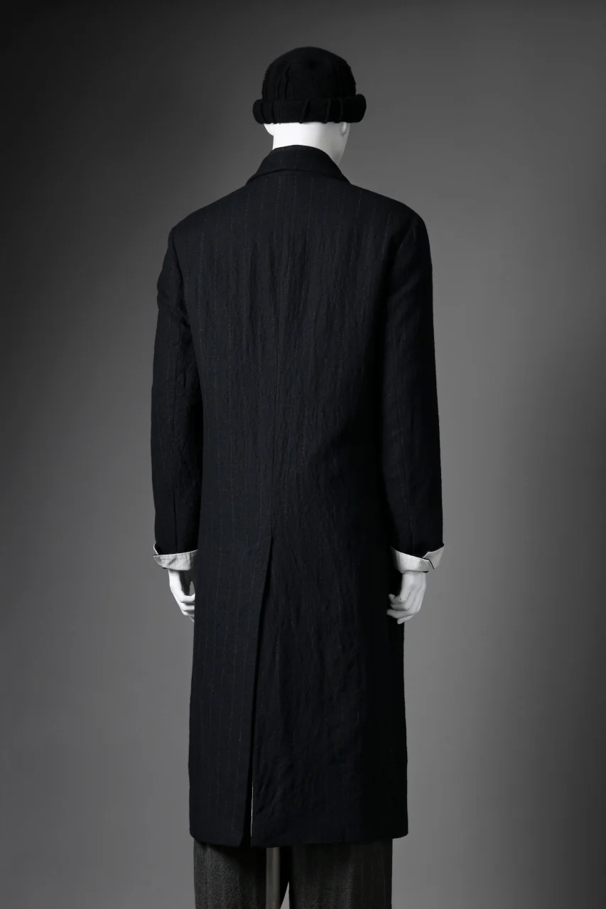 forme d'expression Double Breasted Long Coat (Black) - Image 22