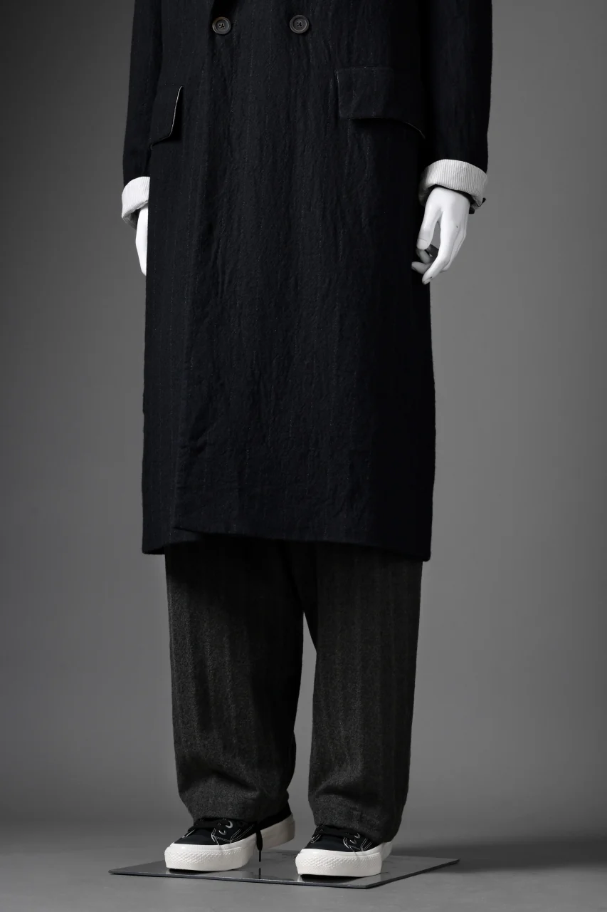 forme d'expression Double Breasted Long Coat (Black) - Image 31