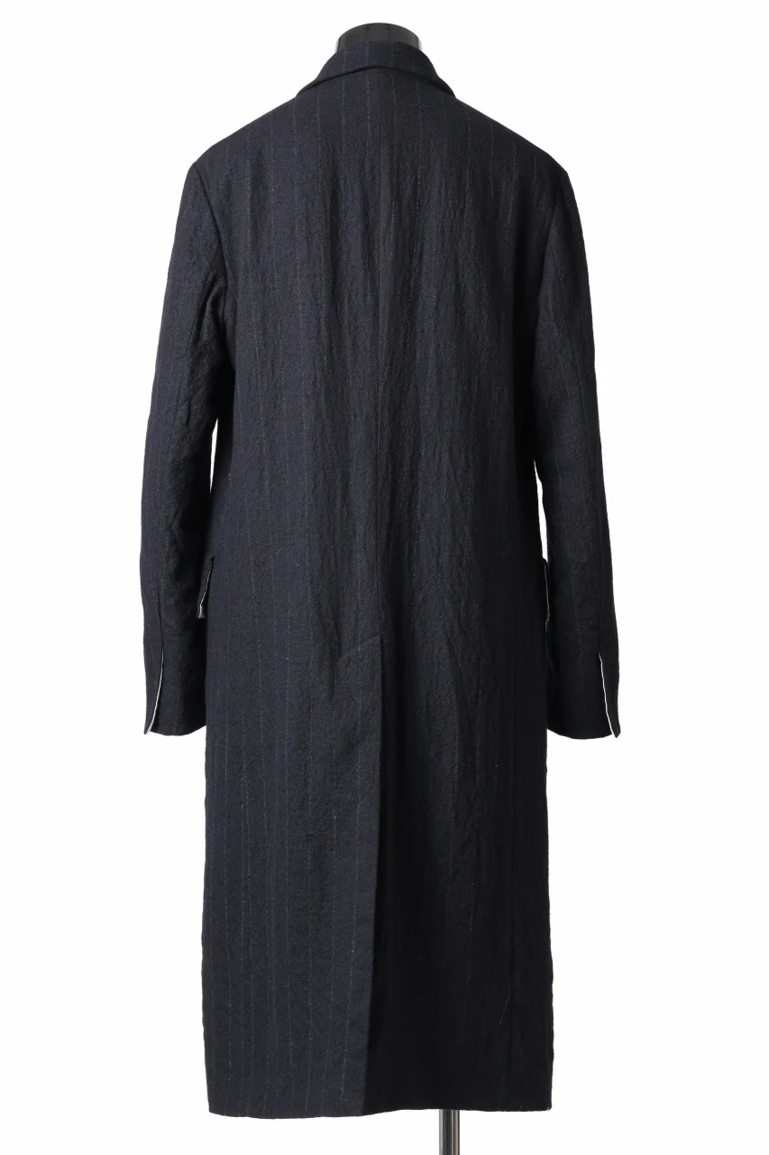 forme d'expression Double Breasted Long Coat (Black) - Image 5