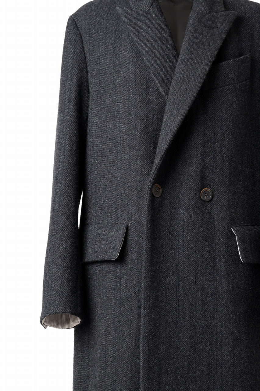 forme d'expression Double Breasted Long Coat (Dark) - Image 10