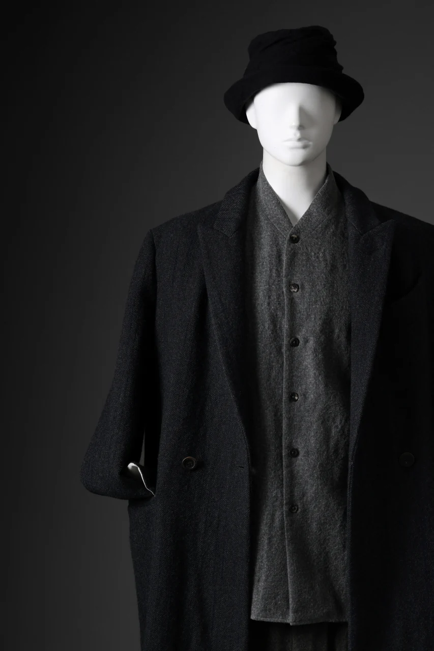 forme d'expression Double Breasted Long Coat (Dark) - Image 29