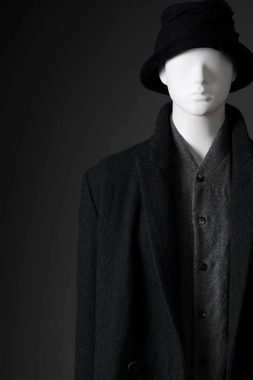 forme d'expression Double Breasted Long Coat (Dark) - Image 30