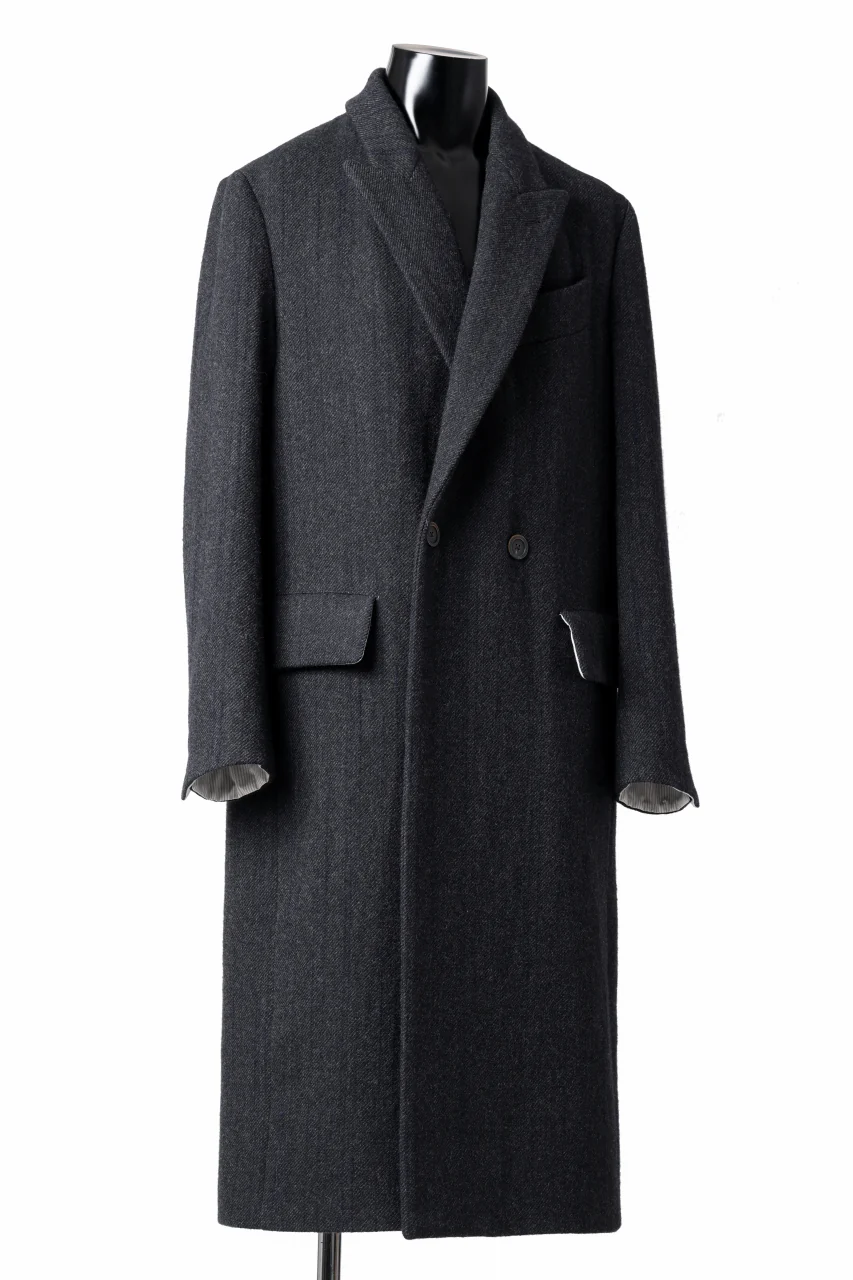 forme d'expression Double Breasted Long Coat (Dark) - Image 6