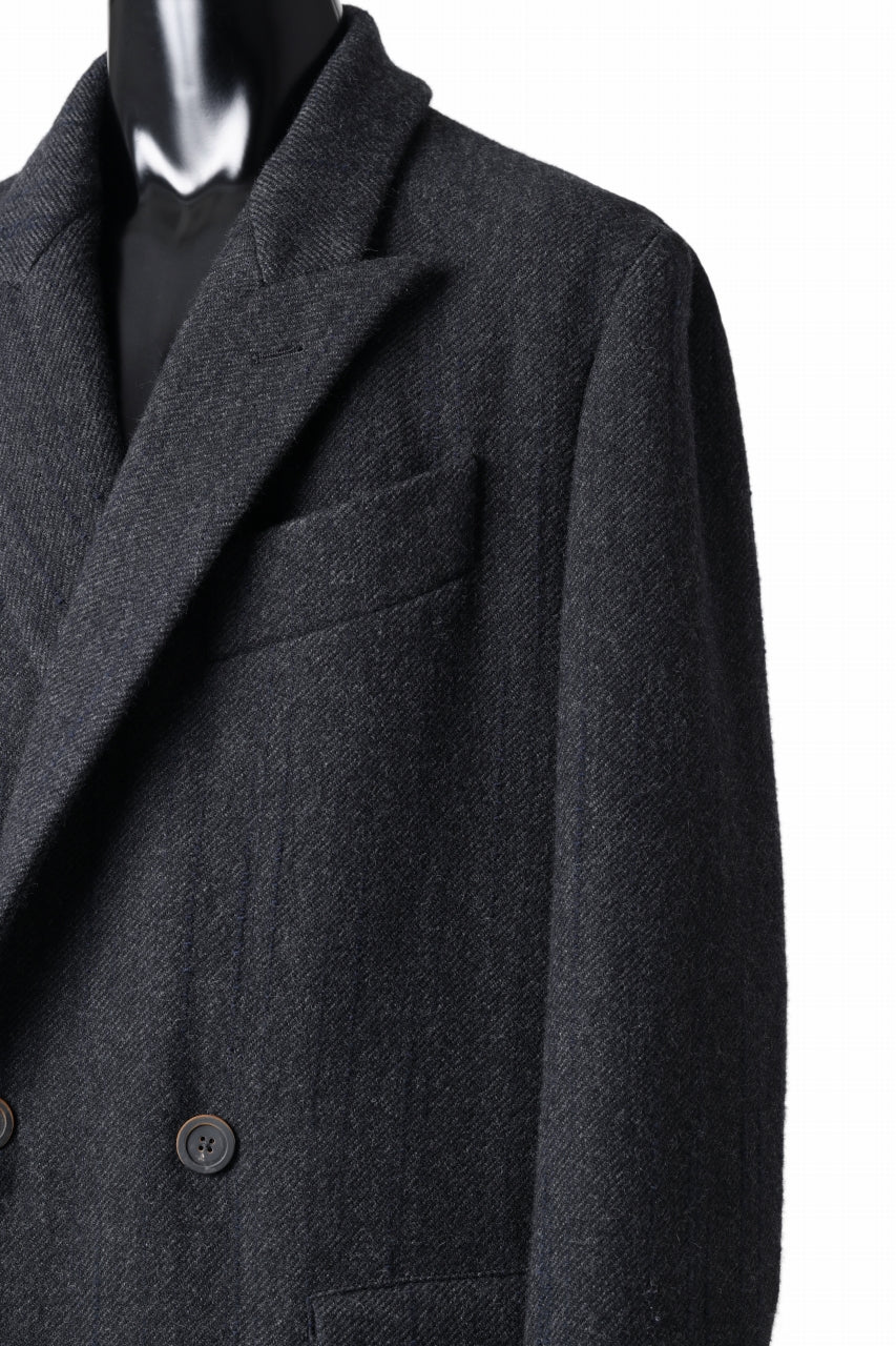 forme d'expression Double Breasted Long Coat (Dark) - Image 7