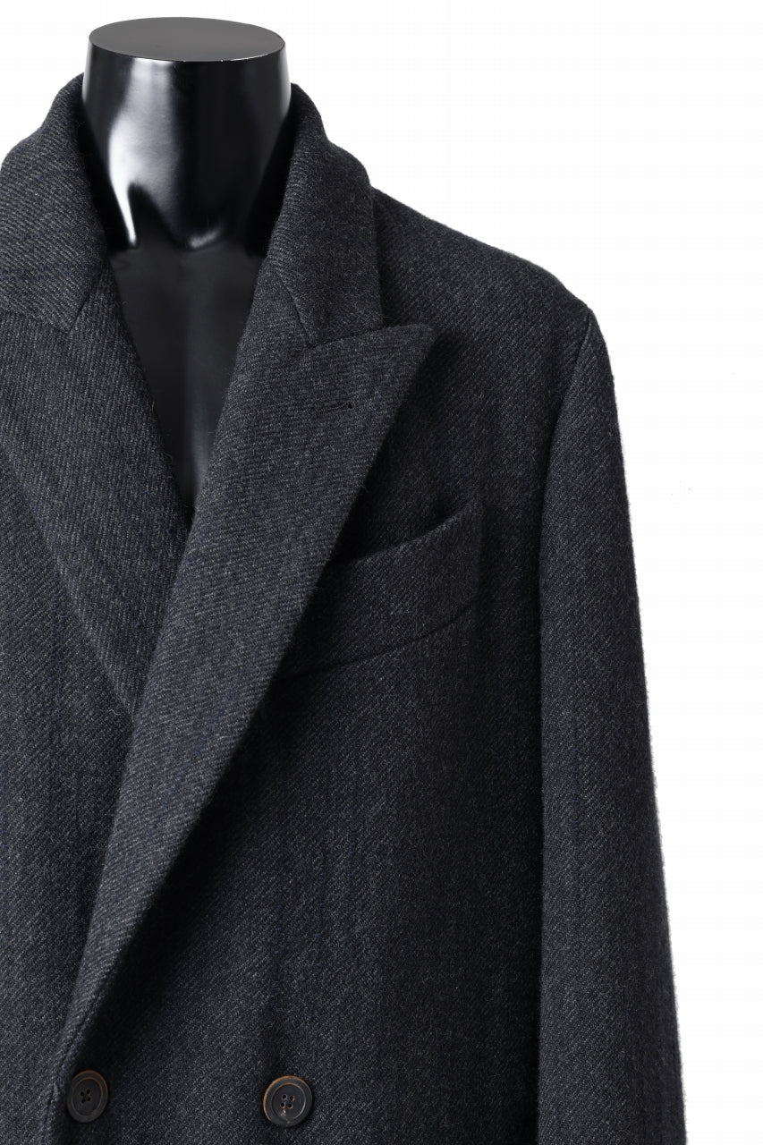 forme d'expression Double Breasted Long Coat (Dark) - Image 9