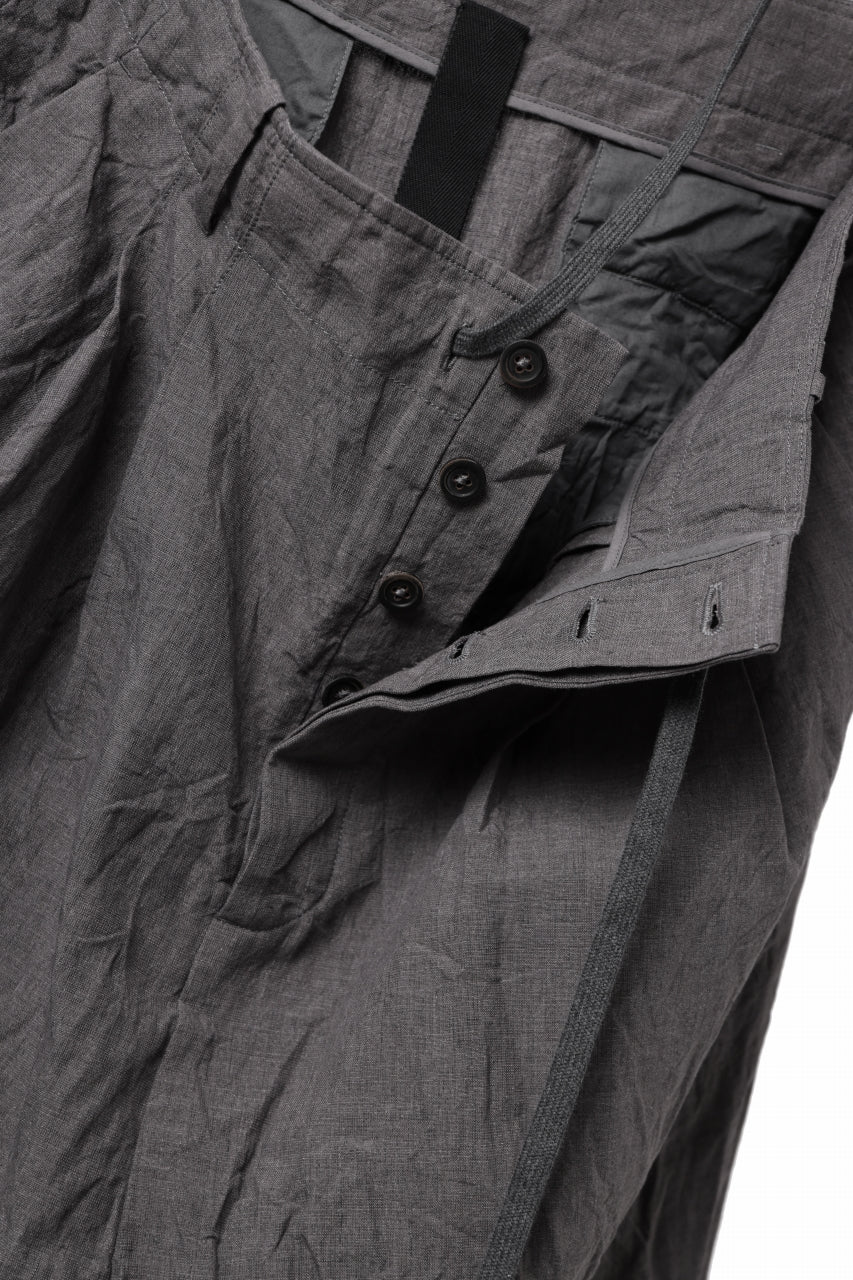 forme d'expression exclusive 2Tucked Sarrouel Pants (Grey) - Image 15