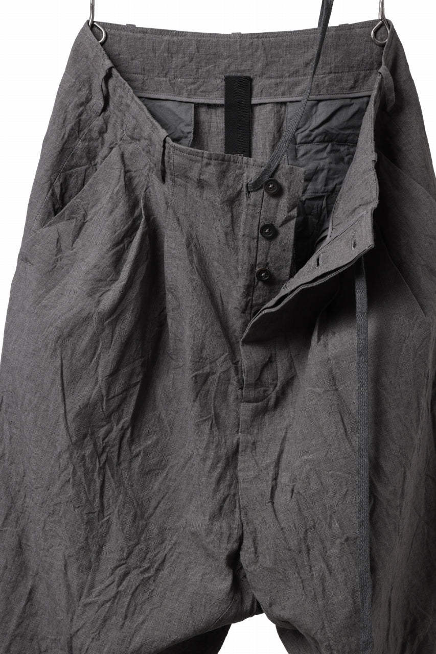 forme d'expression exclusive 2Tucked Sarrouel Pants (Grey) - Image 16