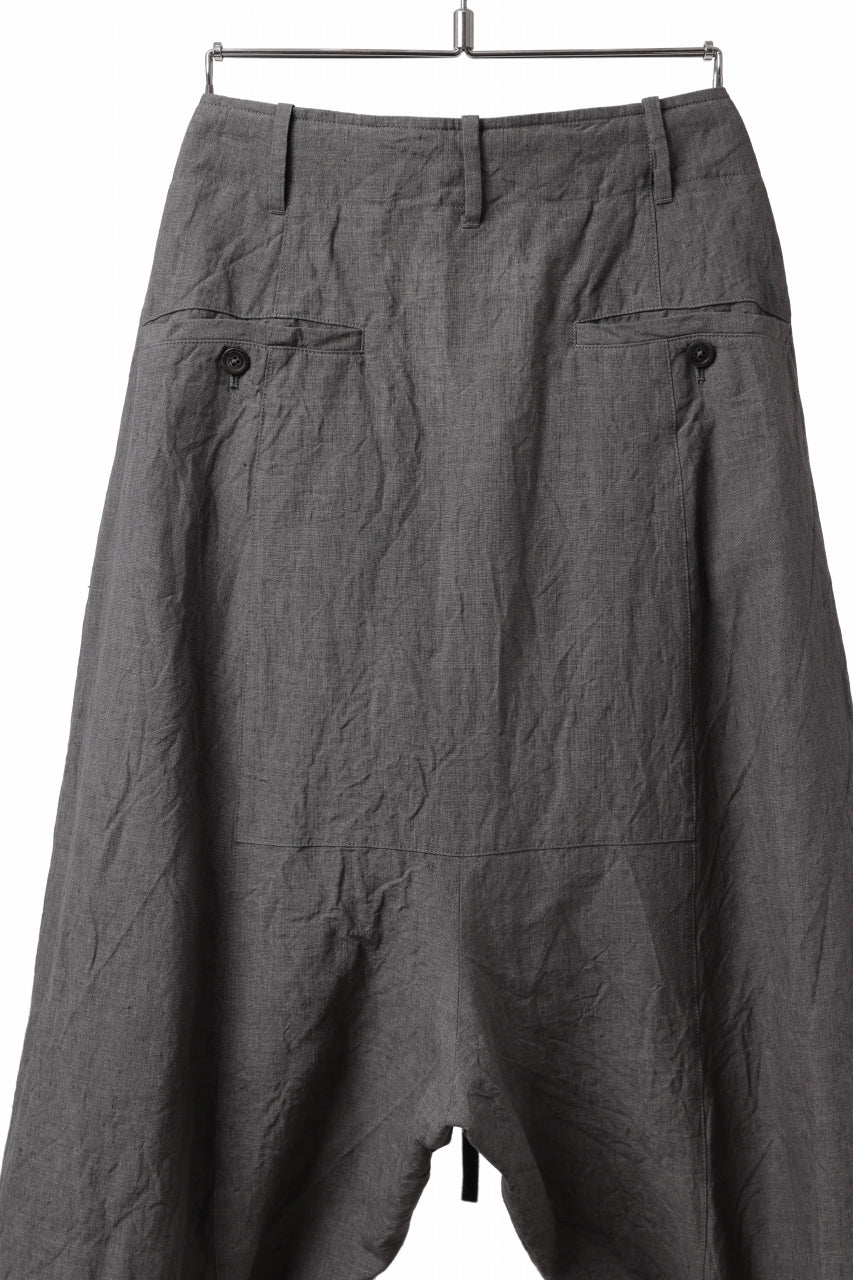 forme d'expression exclusive 2Tucked Sarrouel Pants (Grey) - Image 19