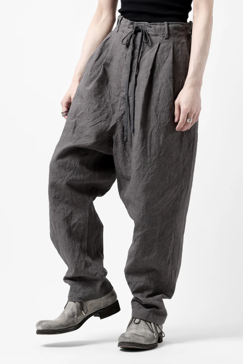 forme d'expression exclusive 2Tucked Sarrouel Pants (Grey) - Image 22