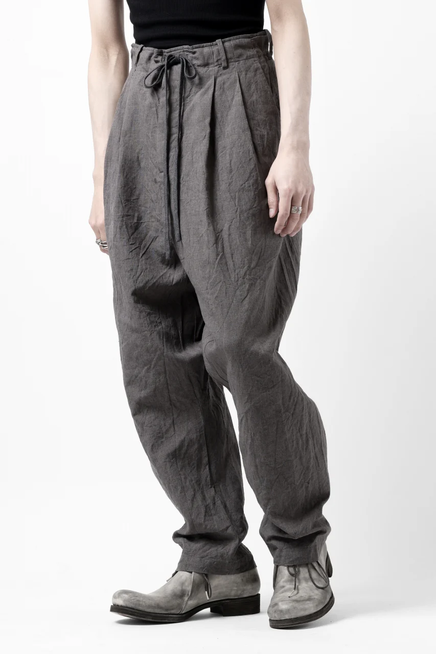 forme d'expression exclusive 2Tucked Sarrouel Pants (Grey) - Image 23