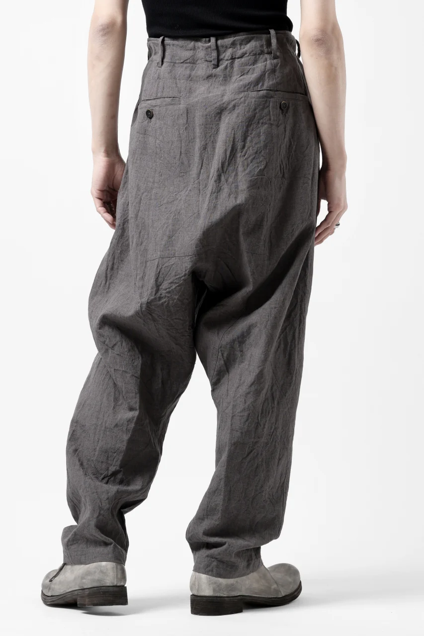 forme d'expression exclusive 2Tucked Sarrouel Pants (Grey) - Image 24