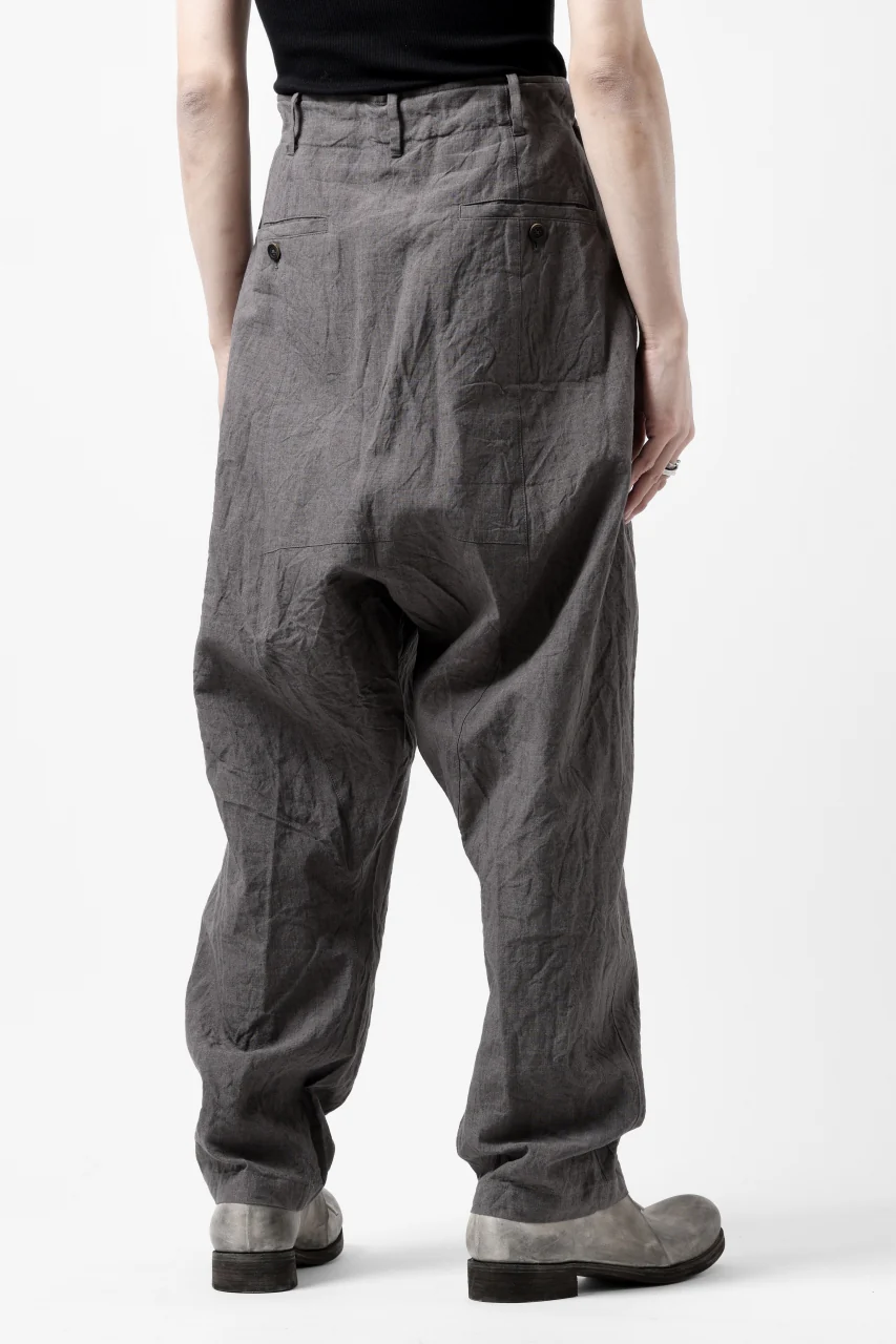 forme d'expression exclusive 2Tucked Sarrouel Pants (Grey) - Image 28