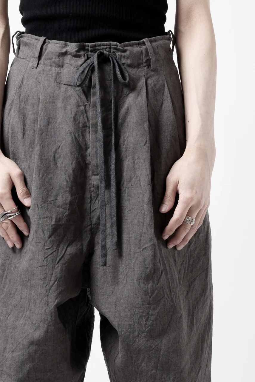 forme d'expression exclusive 2Tucked Sarrouel Pants (Grey) - Image 31
