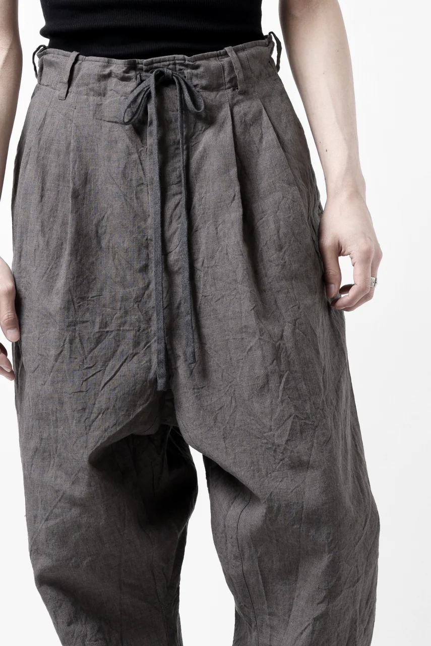 forme d'expression exclusive 2Tucked Sarrouel Pants (Grey) - Image 34