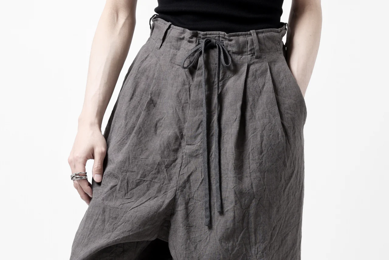 forme d'expression exclusive 2Tucked Sarrouel Pants (Grey) - Image 42